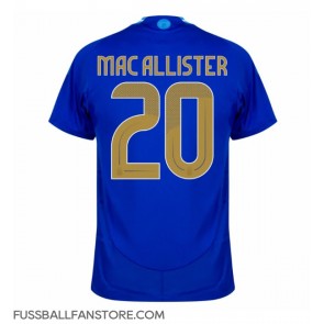 Argentinien Alexis Mac Allister #20 Replik Auswärtstrikot Copa America 2024 Kurzarm